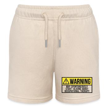 Occupational Therapy Occupational Therapy - Kids Organic Sweat Shorts by Stanley/Stella - soft Ecru - Front