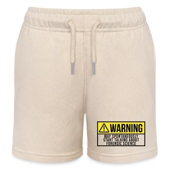 Forensic Science Forensic Science Forensic Science - Kids Organic Sweat Shorts by Stanley/Stella - soft Ecru - Front