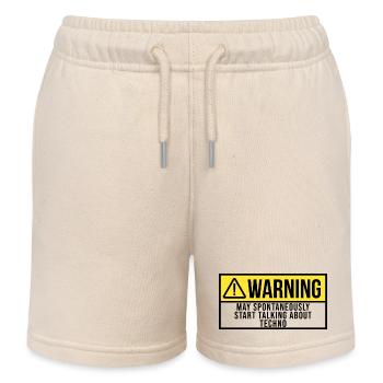 Techno - Kinder Organic Joggingshorts Mini Bolter von Stanley/Stella - Natur - Vorne