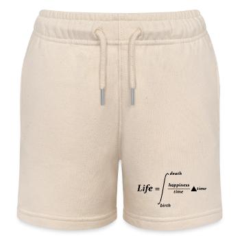 Life Death Happiness time birth - Kinder Organic Joggingshorts Mini Bolter von Stanley/Stella - Natur - Vorne