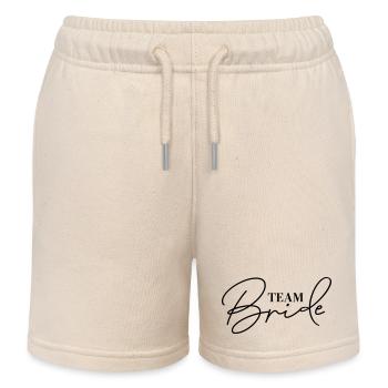 Accessoires pour la soirée de jeune fille de l’équipe Mariée - Short de jogging enfant bio Stanley/Stella - écru doux - Devant