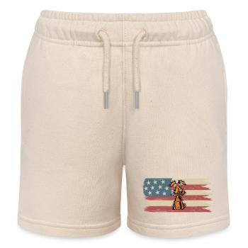 Hundemonat - Kinder Organic Joggingshorts Mini Bolter von Stanley/Stella - Natur - Vorne