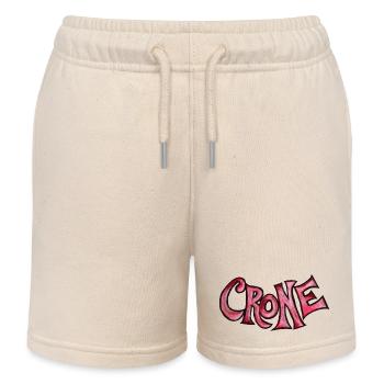 Crone Red Grotesque Text - Kinder Organic Joggingshorts Mini Bolter von Stanley/Stella - Natur - Vorne