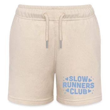Run club humour coureuse débutante - Short de jogging enfant bio Stanley/Stella - écru doux - Devant