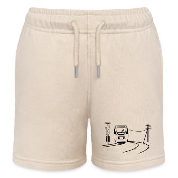 bahn - Kids Organic Sweat Shorts by Stanley/Stella - soft Ecru - Front