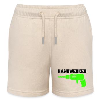 handwerker - Kinder Organic Joggingshorts Mini Bolter von Stanley/Stella - Natur - Vorne
