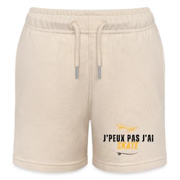 Ich kann nicht skaten - Kinder Organic Joggingshorts Mini Bolter von Stanley/Stella - Natur - Vorne