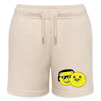DJ Party Zitronen Früchte Team Freunde Party Crew - Kinder Organic Joggingshorts Mini Bolter von Stanley/Stella - Natur - Vorne