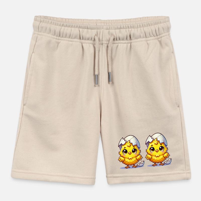 Chiecken Comic 2 Kids Organic Sweat Shorts by Stanley/Stella