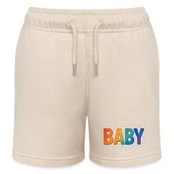 BABY - Kinder Organic Joggingshorts Mini Bolter von Stanley/Stella - Natur - Vorne