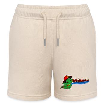 Feuerdrache Feuerwehrheld Geschenk - Kinder Organic Joggingshorts Mini Bolter von Stanley/Stella - Natur - Vorne