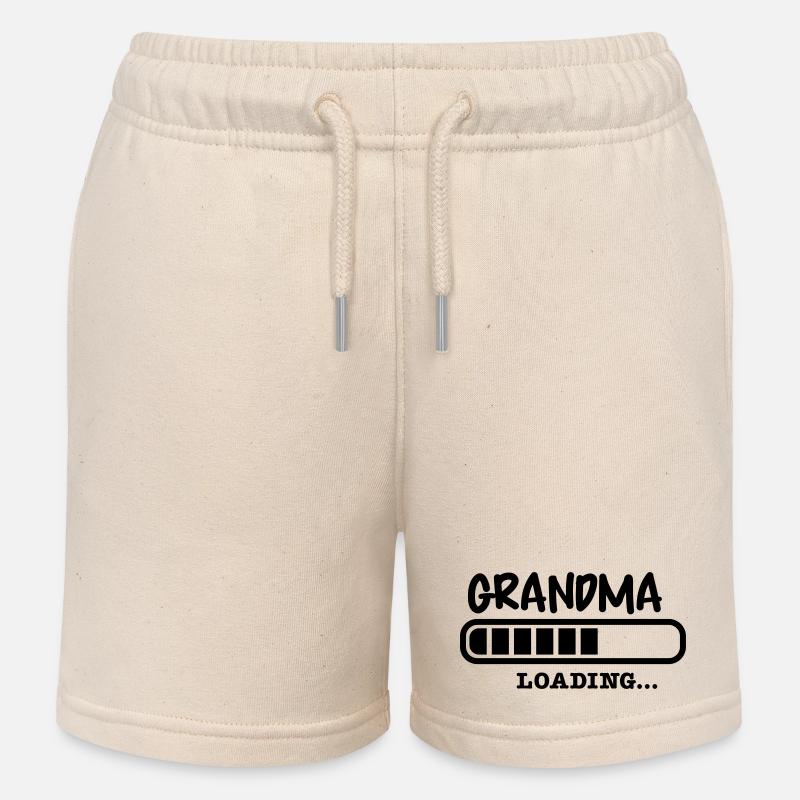 Grand-mère grand-mère - Short de jogging enfant bio Stanley/Stella - écru doux