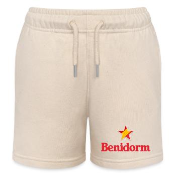 Stars of Spain - Benidorm - Kids Organic Sweat Shorts by Stanley/Stella - soft Ecru - Front