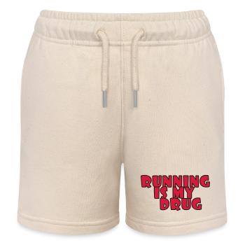 Laufen / Running / Jogging / Joggen / Marathon - Kinder Organic Joggingshorts Mini Bolter von Stanley/Stella - Natur - Vorne