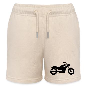 Motorrad - Kinder Organic Joggingshorts Mini Bolter von Stanley/Stella - Natur - Vorne