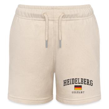 Heidelberg Deutschland Vintage Design - Kinder Organic Joggingshorts Mini Bolter von Stanley/Stella - Natur - Vorne