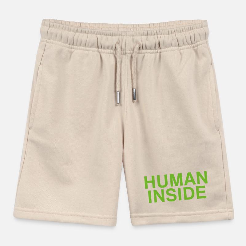 HUMAN INSIDE Textdesign Kinder Organic Joggingshorts Mini Bolter von Stanley/Stella