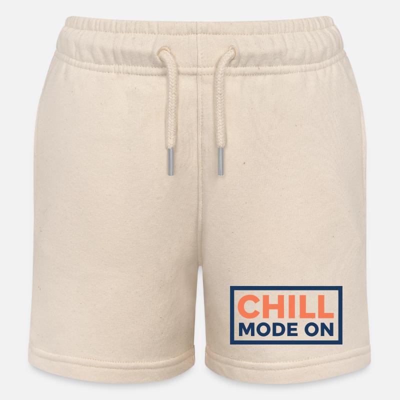 Mode Chill Activé - Short de jogging enfant bio Stanley/Stella - écru doux