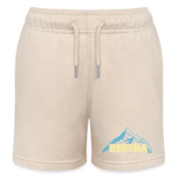 Frauenname Bertha - Kinder Organic Joggingshorts Mini Bolter von Stanley/Stella - Natur - Vorne