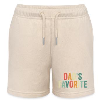 Lieblingskind Lustiger Papas Lieblings - Kinder Organic Joggingshorts Mini Bolter von Stanley/Stella - Natur - Vorne