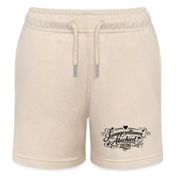 Bachelorette Party 2026 Bachelorette Party - Kids Organic Sweat Shorts by Stanley/Stella - soft Ecru - Front