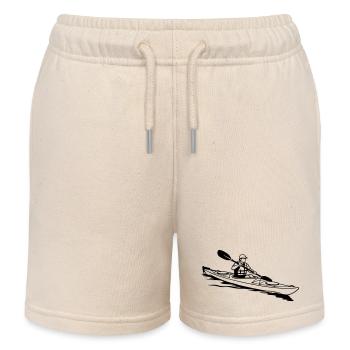 Kayak - Short de jogging enfant bio Stanley/Stella - écru doux - Devant