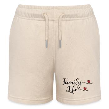 Family - Kids Organic Sweat Shorts by Stanley/Stella - soft Ecru - Front