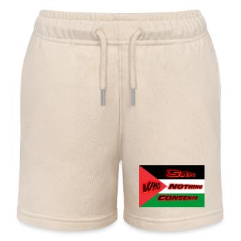 Palestine - Short de jogging enfant bio Stanley/Stella - écru doux - Devant