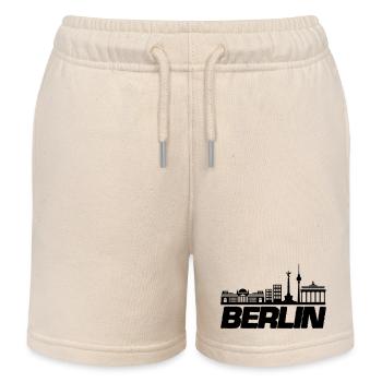 Horizon de Berlin 1 - Short de jogging enfant bio Stanley/Stella - écru doux - Devant