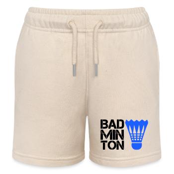 Badminton badminton - Short de jogging enfant bio Stanley/Stella - écru doux - Devant