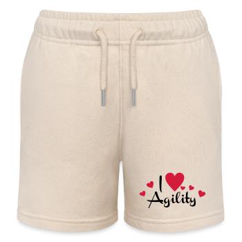 2541614 15923905 agility - Kinder Organic Joggingshorts Mini Bolter von Stanley/Stella - Natur - Vorne