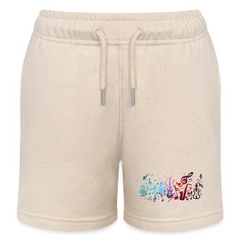 Musik - Kinder Organic Joggingshorts Mini Bolter von Stanley/Stella - Natur - Vorne