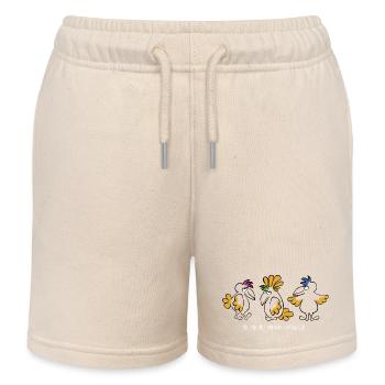 Schräge Vögel - Kinder Organic Joggingshorts Mini Bolter von Stanley/Stella - Natur - Vorne