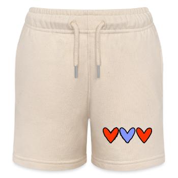 VALENTINSTAG. Junggesellinnenabschied. ICH LIEBE DICH. ICH LIEBE DICH. LIEBE - Kinder Organic Joggingshorts Mini Bolter von Stanley/Stella - Natur - Vorne