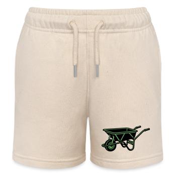 Schubkarre Garten Bau Werkzeug - Kinder Organic Joggingshorts Mini Bolter von Stanley/Stella - Natur - Vorne