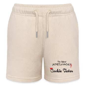 Testeur officiel de biscuits - Short de jogging enfant bio Stanley/Stella - écru doux - Devant