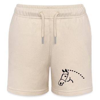 cheval - Short de jogging enfant bio Stanley/Stella - écru doux - Devant