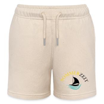 boot sommer - Kinder Organic Joggingshorts Mini Bolter von Stanley/Stella - Natur - Vorne