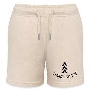 Altes System - Kinder Organic Joggingshorts Mini Bolter von Stanley/Stella - Natur - Vorne
