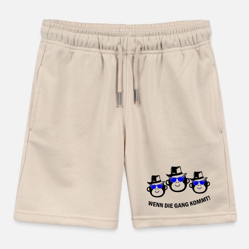 Monkey Gang Kids Organic Sweat Shorts by Stanley/Stella