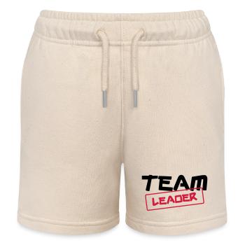 [ Team Leader ] - Short de jogging enfant bio Stanley/Stella - écru doux - Devant