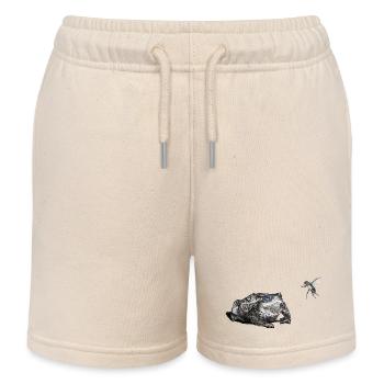 Toad and fly - Kids Organic Sweat Shorts by Stanley/Stella - soft Ecru - Front
