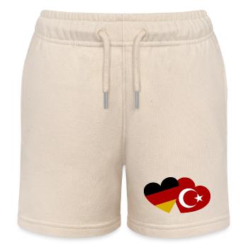 Freundschaft Türkei Deutschland - Kinder Organic Joggingshorts Mini Bolter von Stanley/Stella - Natur - Vorne