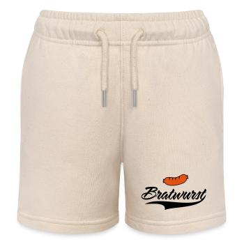 Simply delicious bratwurst - Kids Organic Sweat Shorts by Stanley/Stella - soft Ecru - Front