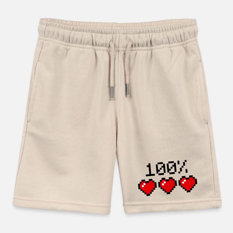 Hundertprozent Statement Partner oder Sportler Kinder Organic Joggingshorts Mini Bolter von Stanley/Stella