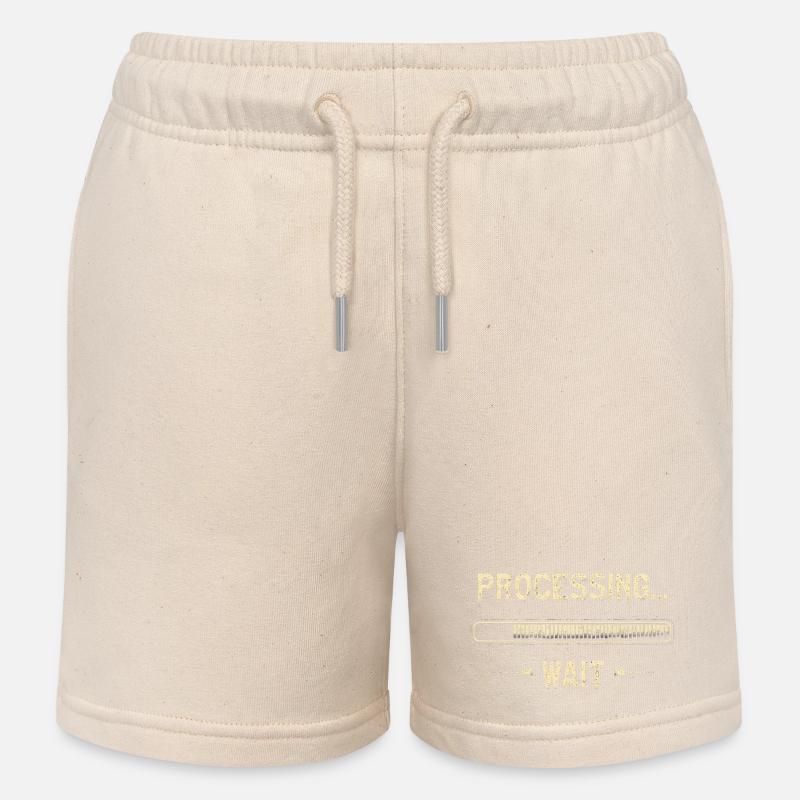 Processing... Please Wait - Kinder Organic Joggingshorts Mini Bolter von Stanley/Stella - Natur