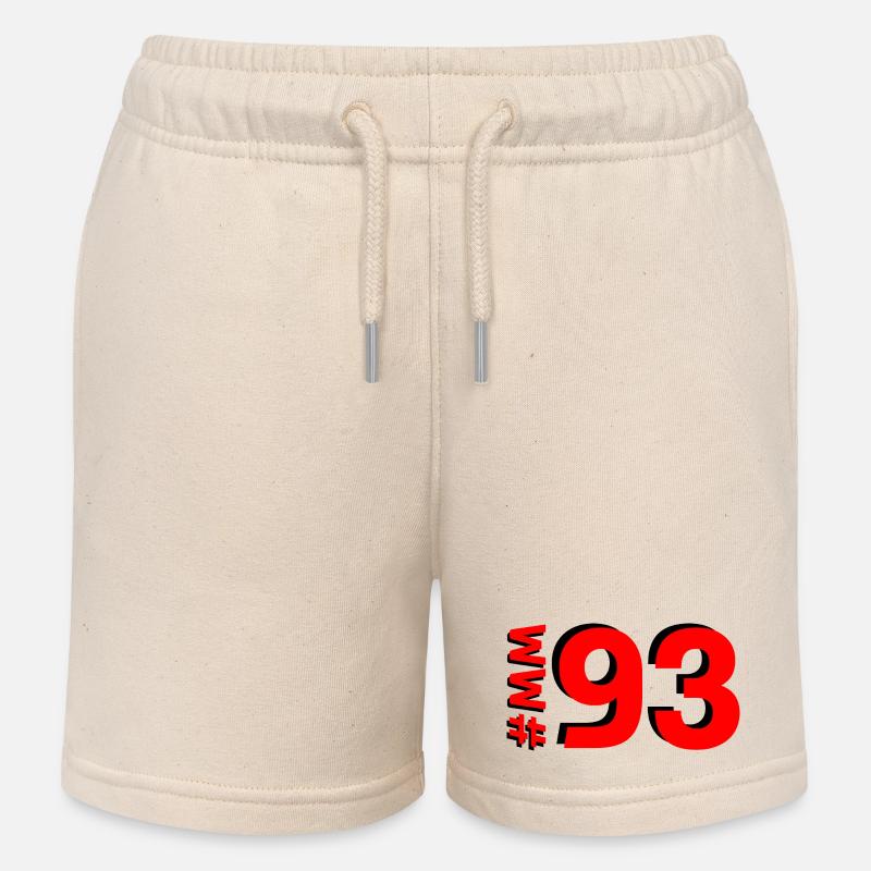 MM93 2025 - Short de jogging enfant bio Stanley/Stella - écru doux