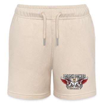 Pouvoir polonais - Husaria Gym Beast - Short de jogging enfant bio Stanley/Stella - écru doux - Devant