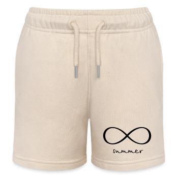 unendlichkeitszeichen summer - Kinder Organic Joggingshorts Mini Bolter von Stanley/Stella - Natur - Vorne
