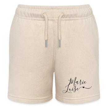 Marie-Luise Name Vorname Dekorativ - Kinder Organic Joggingshorts Mini Bolter von Stanley/Stella - Natur - Vorne